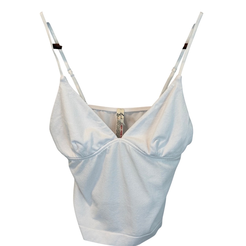 Intimately by Free People White Luna Triangle Cami Women's Tank Top Size XS/S